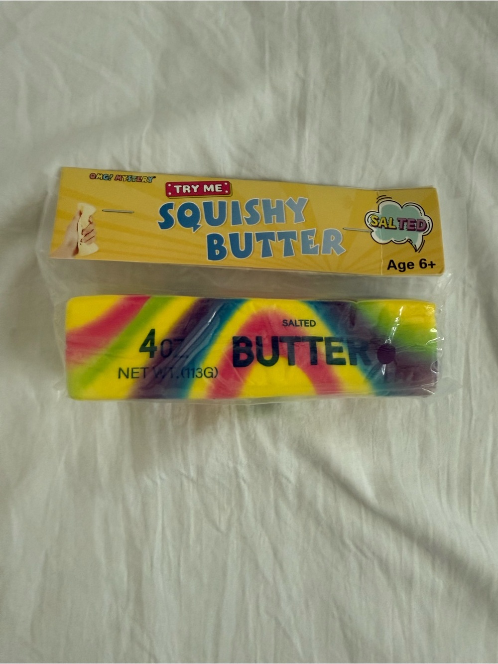 Toy Rainbow Stress Block - Salted